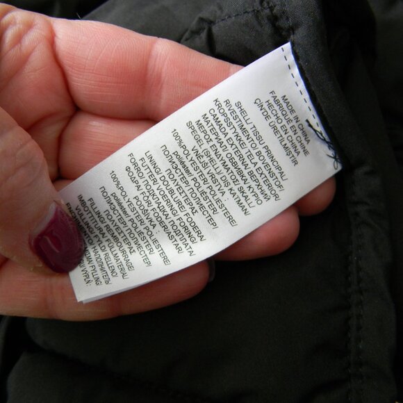 LAUREN RALPH LAUREN BLACK CLASSIC HOODED PUFFER JACKET SZ XS - Picture 5 of 5